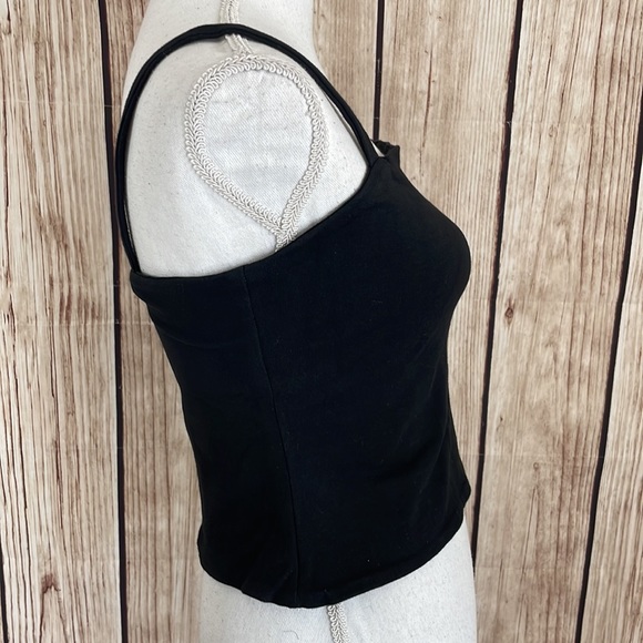 Finley Cropped Black Tank Small - Picture 5 of 7